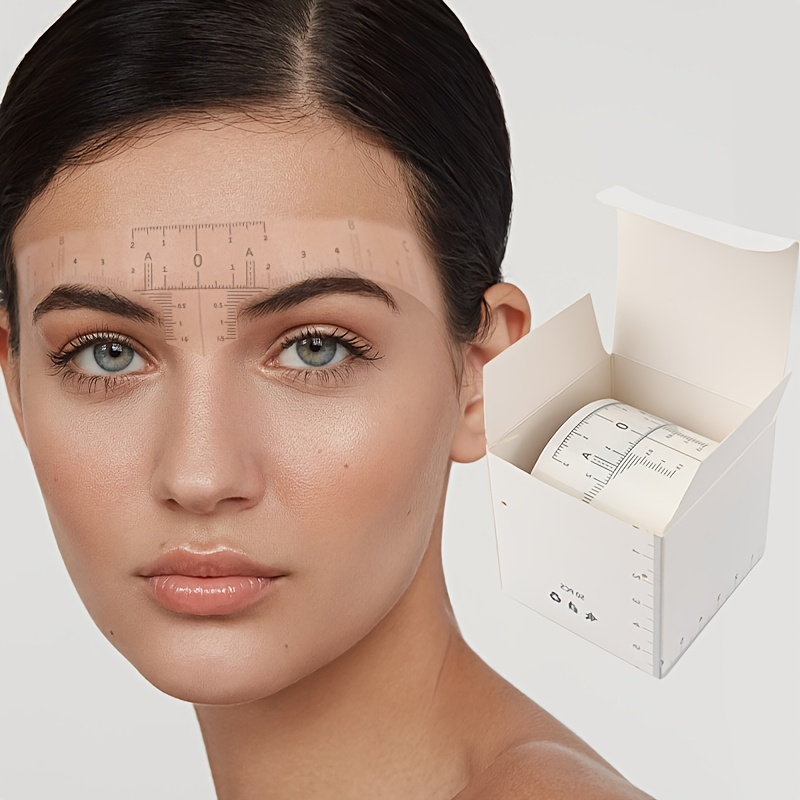 Embroidery Eyebrow - 전문적인 부드럽고 유연한 눈썹 자 및