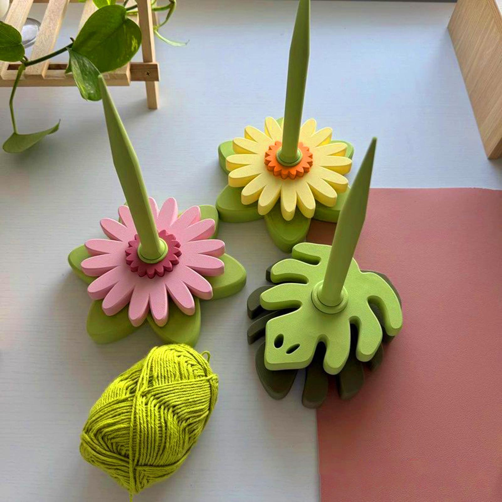 Embroidery For Beginners - 실 홀더, 뜨개질용 회전 실 홀더,