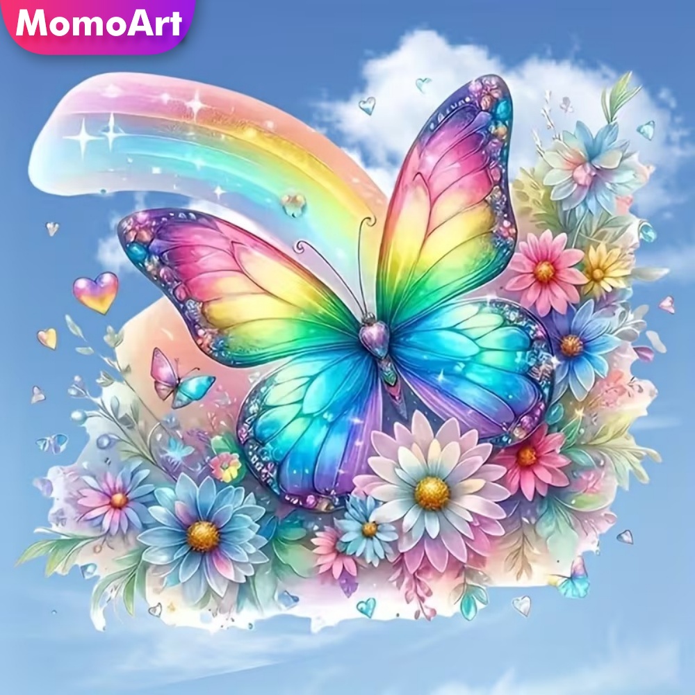 모모아트 다이아몬드 페인팅 나비 동물 그림 라인스톤 다 - Embroidery Daisy Flower 리뷰 및 가격