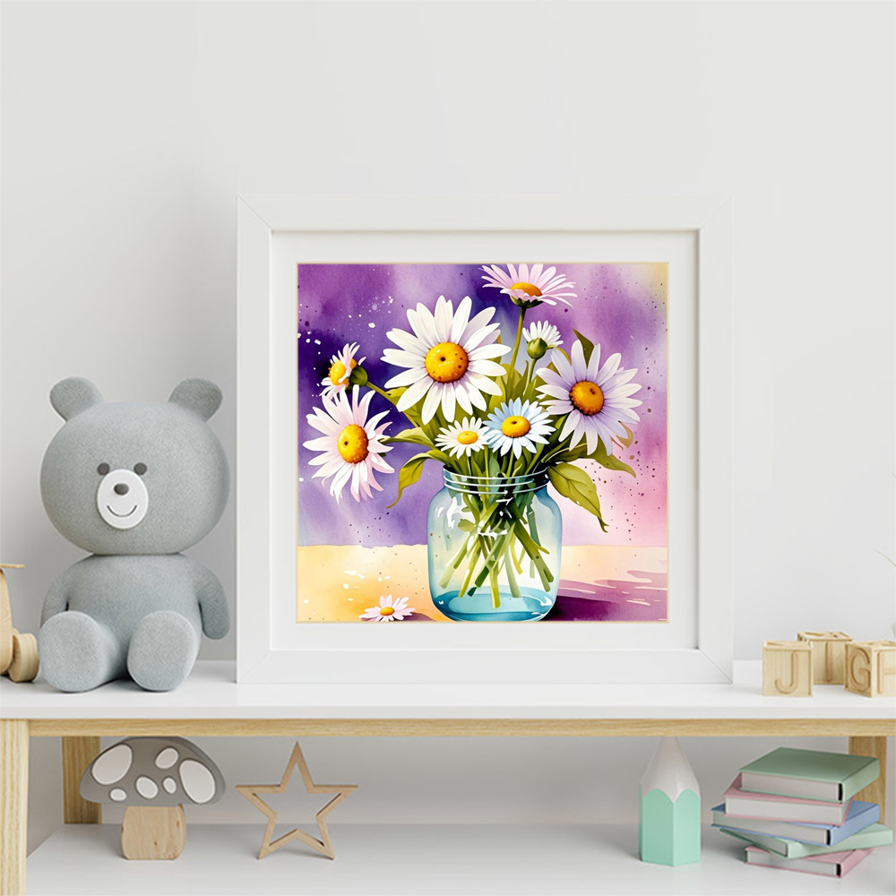 Evershine 다이아몬드 자수 꽃 그림 라인스톤 페 - Embroidery Daisy Flower 리뷰 및 가격