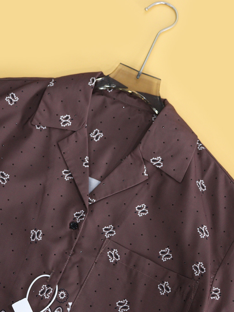M 홈 2025 여름 휴가 스타일 속이 비치는 자수 반 - Embroidery Cotton Shirt 리뷰 및 가격